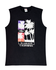 4480 - Remera Aero Sin Mangas Estampada